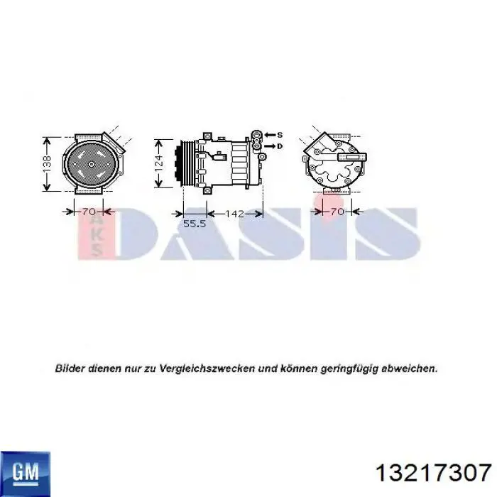 Купити 13217307 General Motors Компресор кліматичної установки