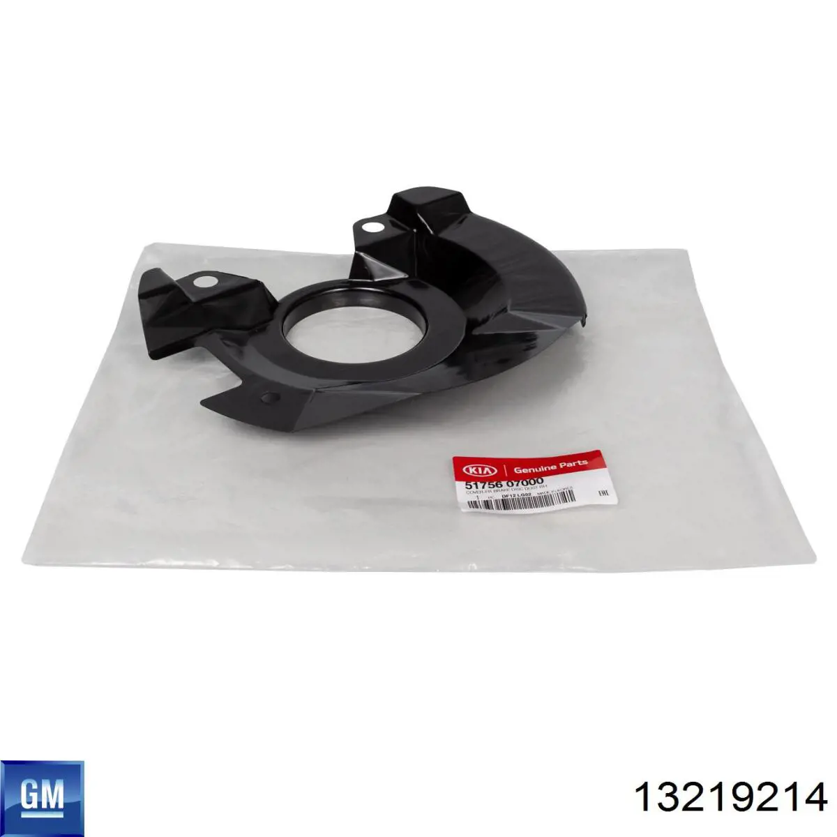 Захист гальмівного диска заднього, правого 0546478 Opel