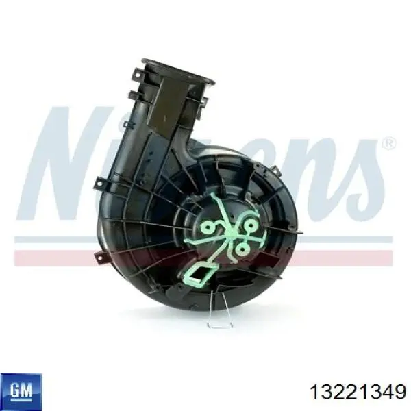 13221349 General Motors Електромотор пічки