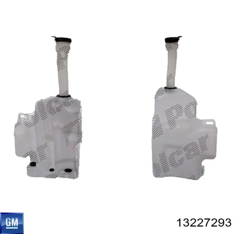 Бачок омивача лобового скла General Motors 13227293 ціна, від  