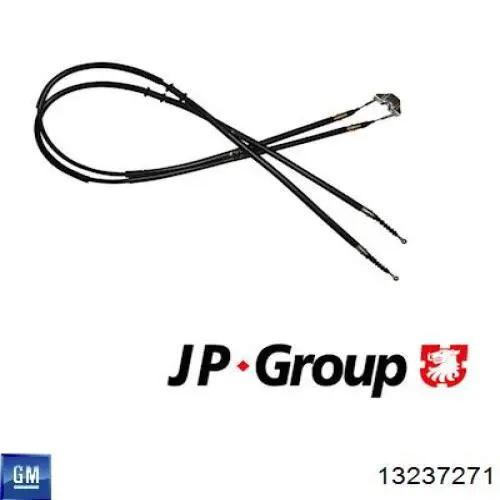 Трос ручного гальма задній, правий/лівий General Motors 13237271 ціна, від 25.34 USD