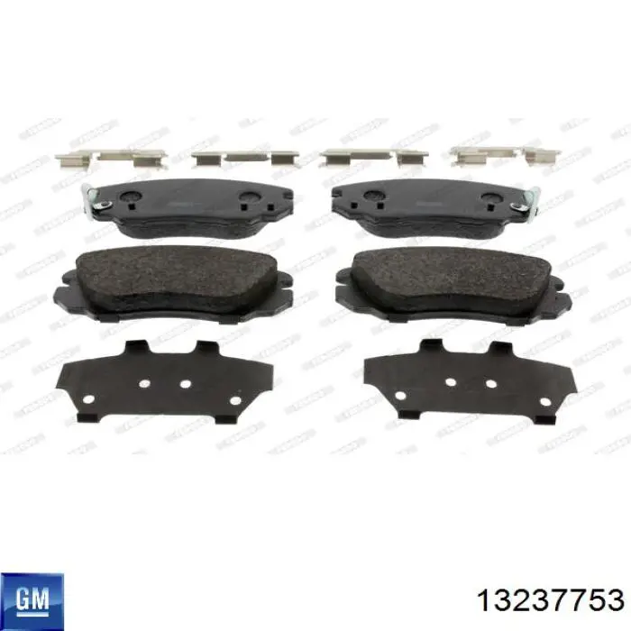 Купити 13237753 General Motors Колодки гальмівні передні, дискові