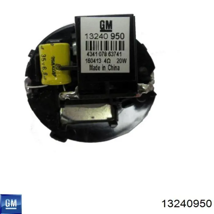 Динамік передньої двері 13240950 General Motors