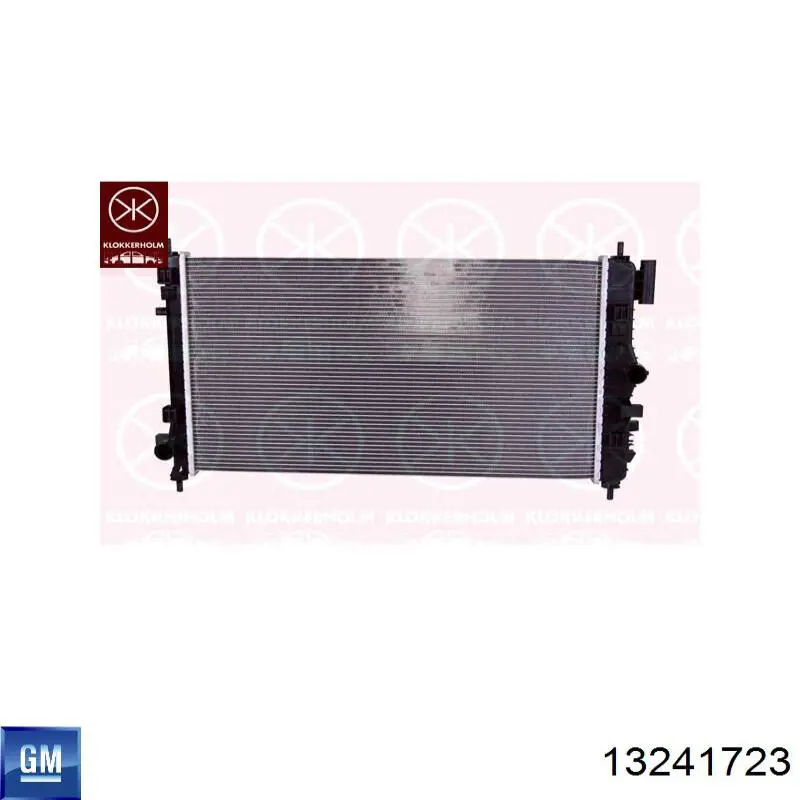 Радіатор основний General Motors 13241723 ціна, від 65.96 USD