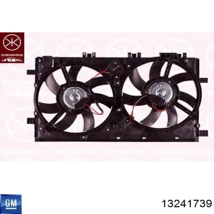 Дифузор (кожух) радіатора охолодження General Motors 13241739 ціна, від 59.72 USD