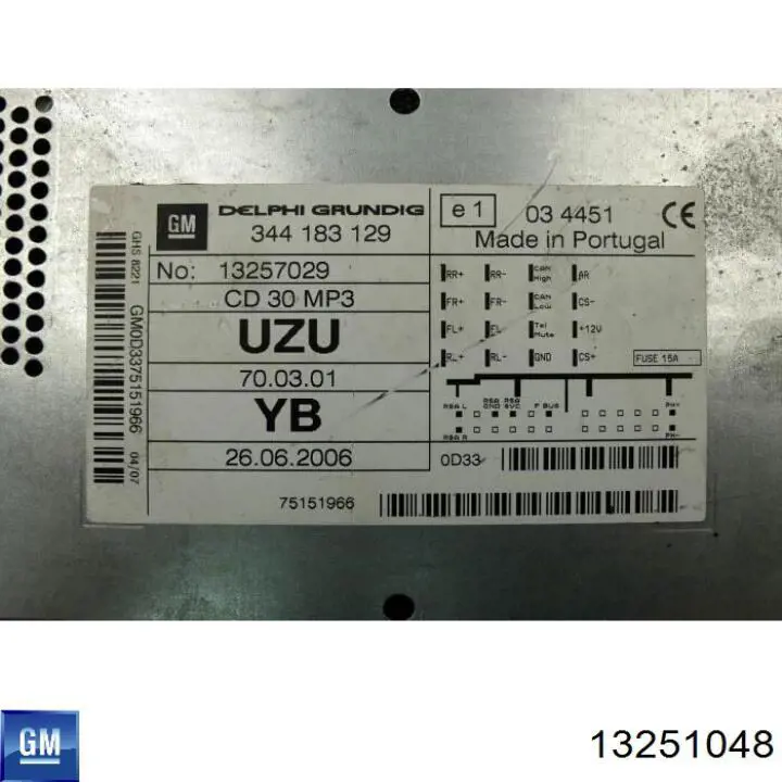 Купити 13251048 General Motors 