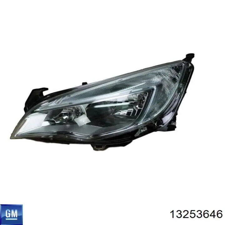 Купити 13253646 General Motors Основна фара в зборі ліва