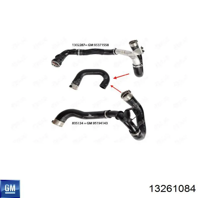 Шланг/патрубок радіатора охолодження, нижній Thermotec DWX198TT ціна, від 16.20 USD