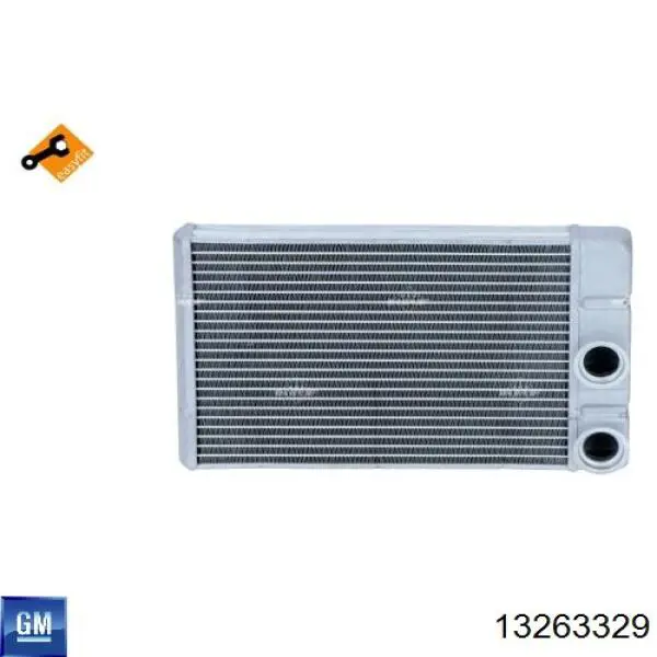 13263329 General Motors радіатор пічки (обігрівача)