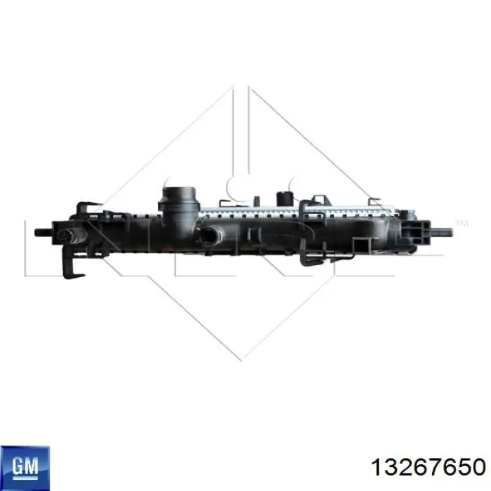 Радіатор 13267650 General Motors