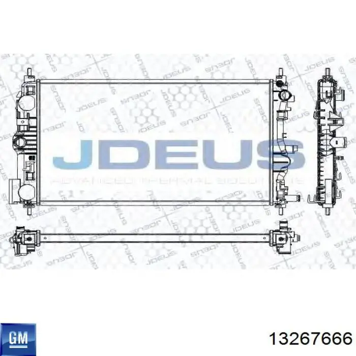 Радіатор основний General Motors 39074663 ціна, від 97.86 USD