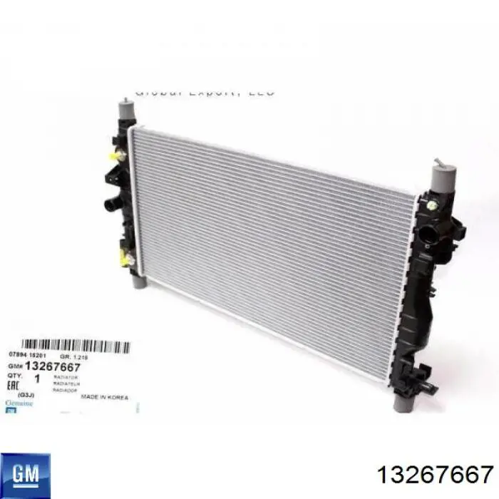 Радіатор основний General Motors 13267667 ціна, від 98.78 USD