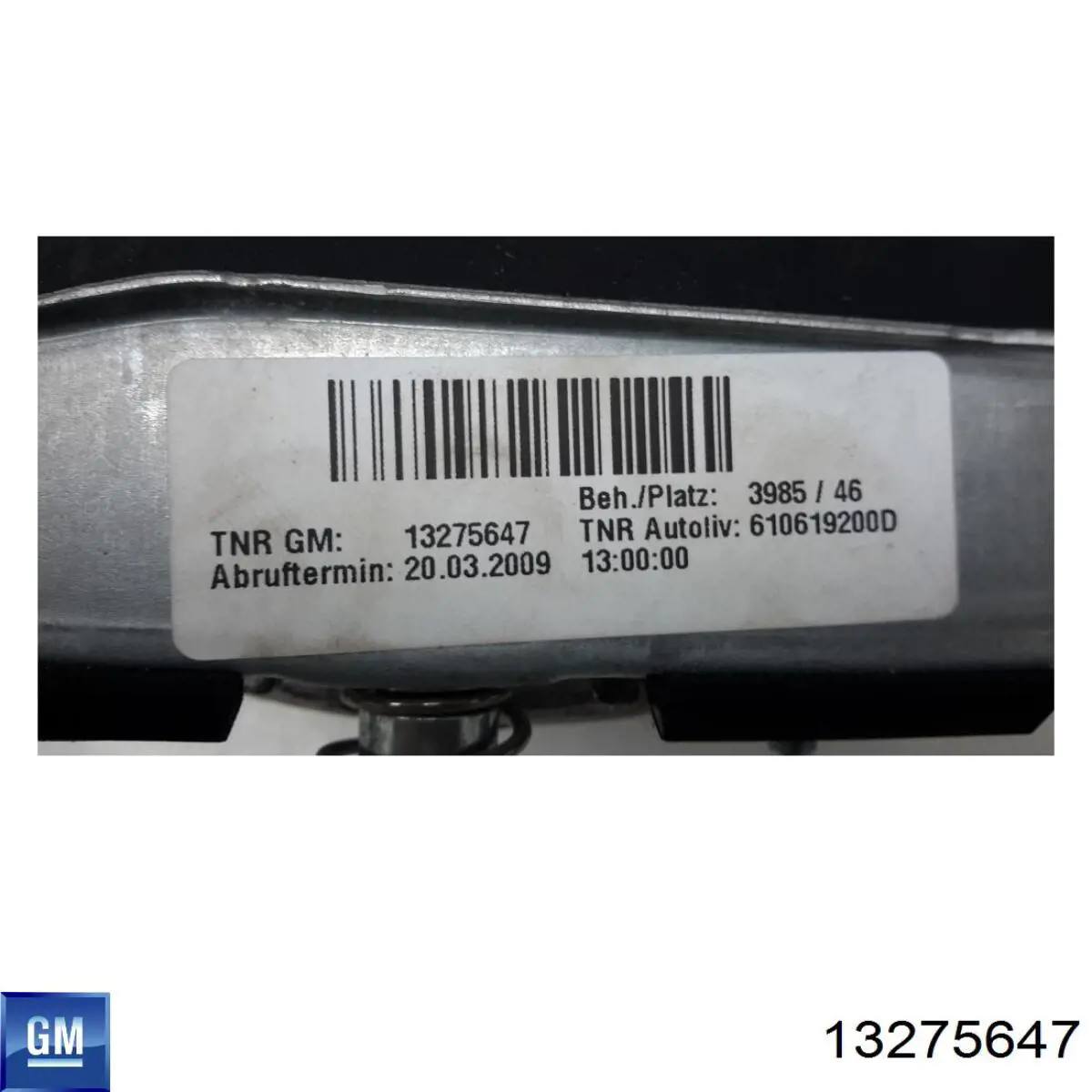 Подушка безпеки, водійська, AIRBAG 13275647 Peugeot/Citroen