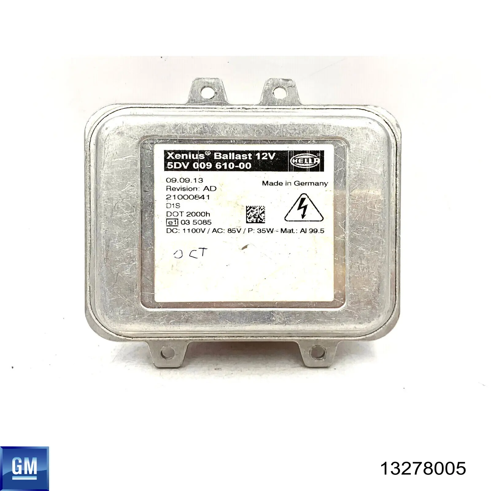Купити 13278005 General Motors Блок розпалювання, ксенон