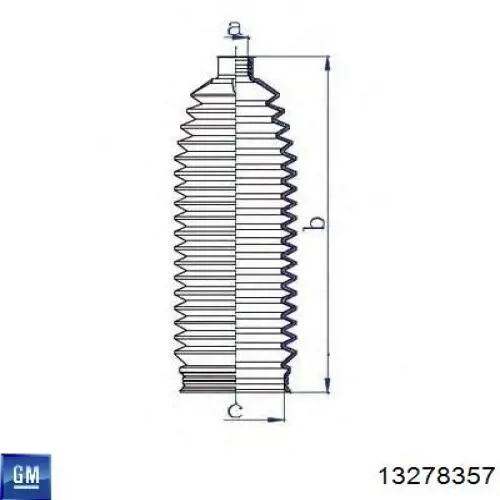 Купити 13278357 General Motors Пильник тяги