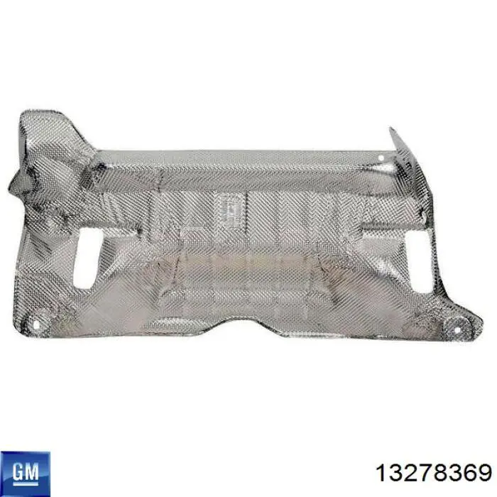 Кронштейн/хомут глушника, передній 13278369 General Motors