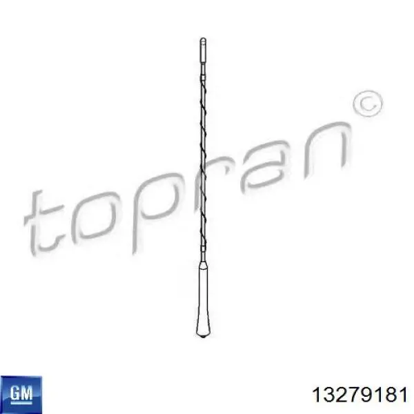 Купити 13279181 General Motors Шток антени