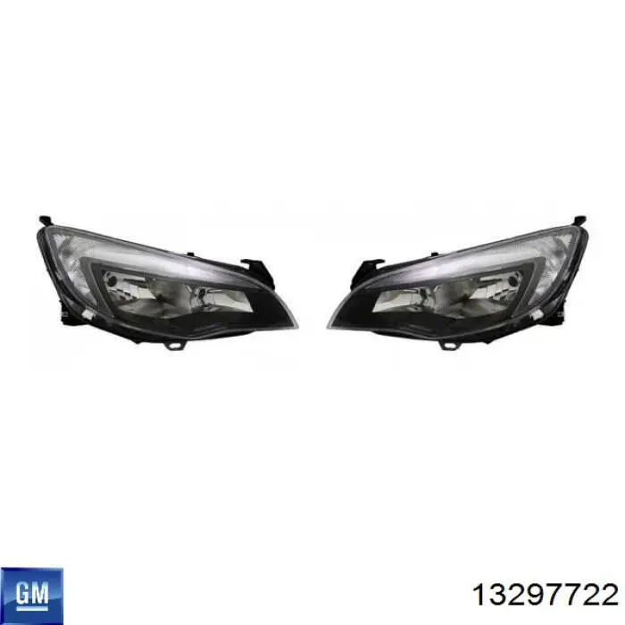 Фара ліва 1216219 Opel