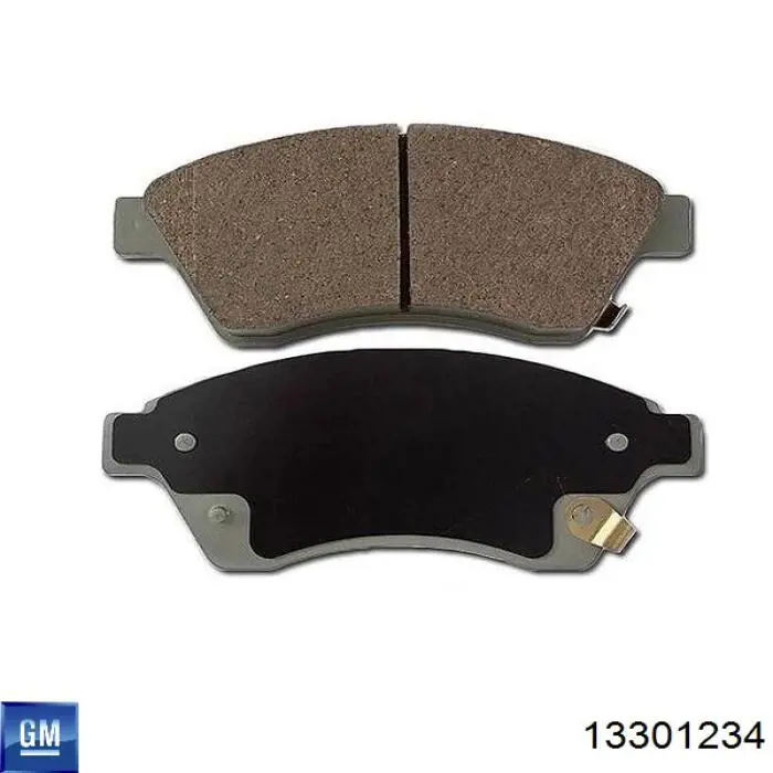 13301234 General Motors Передні гальмівні колодки