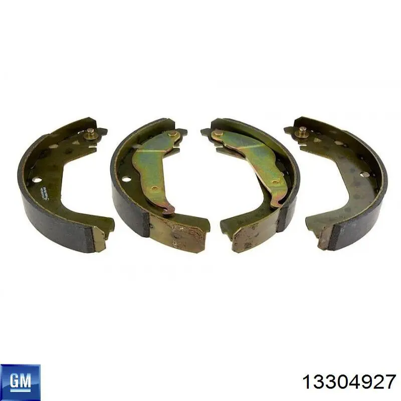 13304927 General Motors Колодки гальмівні задні, барабанні