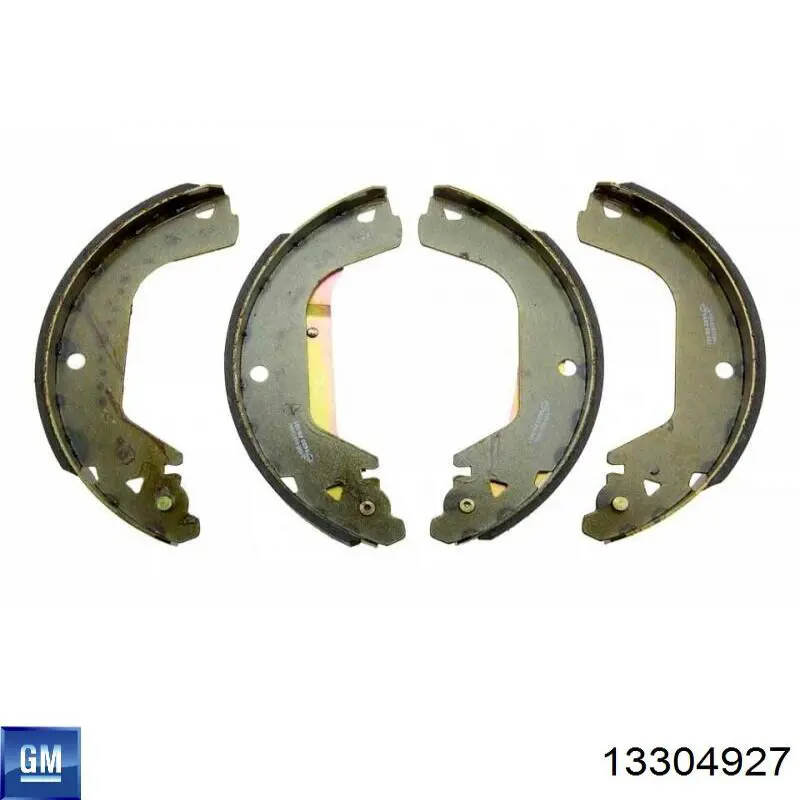Колодки гальмові задні, барабанні General Motors 13304927 ціна, від 27.44 USD
