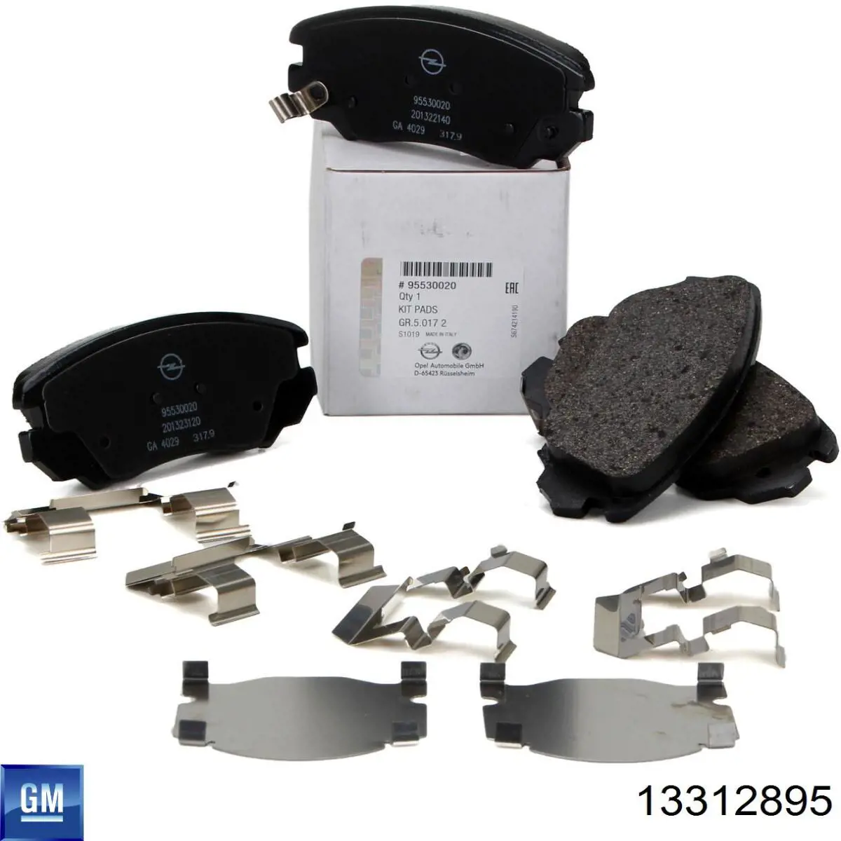 13312895 General Motors Передні гальмівні колодки