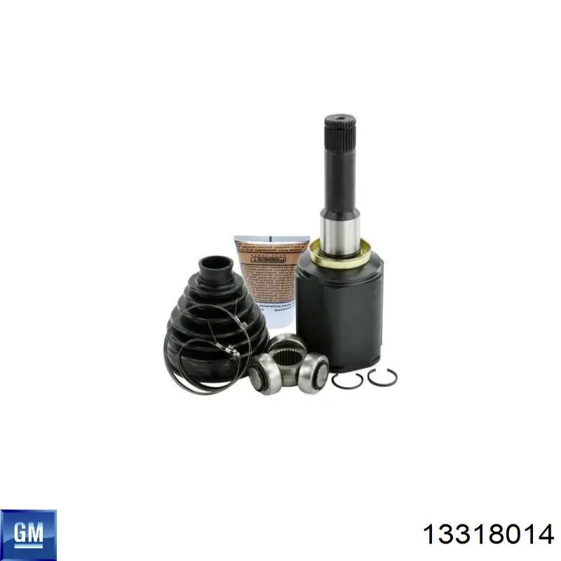 13318014 General Motors Шарнір кутових швидкостей передній лівий