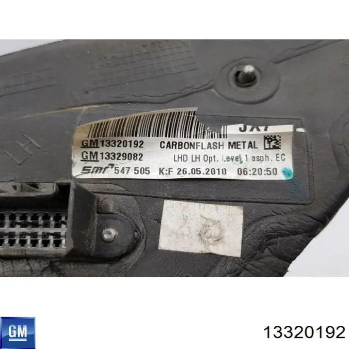 13320192 General Motors Дзеркало заднього виду, ліве