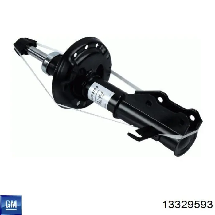 Амортизатор передньої підвіски, лівий General Motors 13329593 ціна, від 49.89 USD