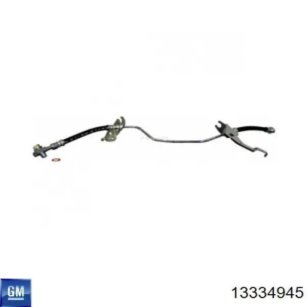 Шланг гальмівний задній, лівий General Motors 13334945 ціна, від 24.56 USD