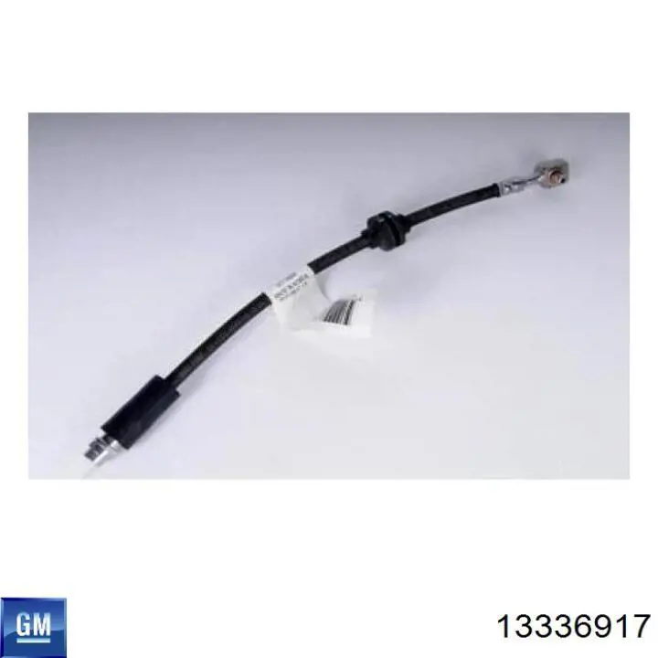 Шланг гальмівний передній, правий General Motors 13336917 ціна, від 7.87 USD
