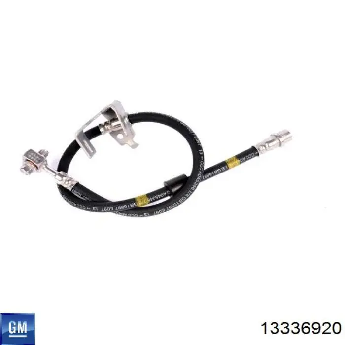 Шланг гальмівний задній, правий General Motors 13336920 ціна, від 25.57 USD