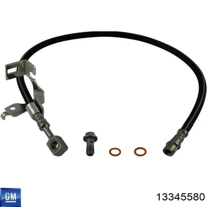 Шланг гальмівний задній, правий General Motors 13345580 ціна, від 23.86 USD