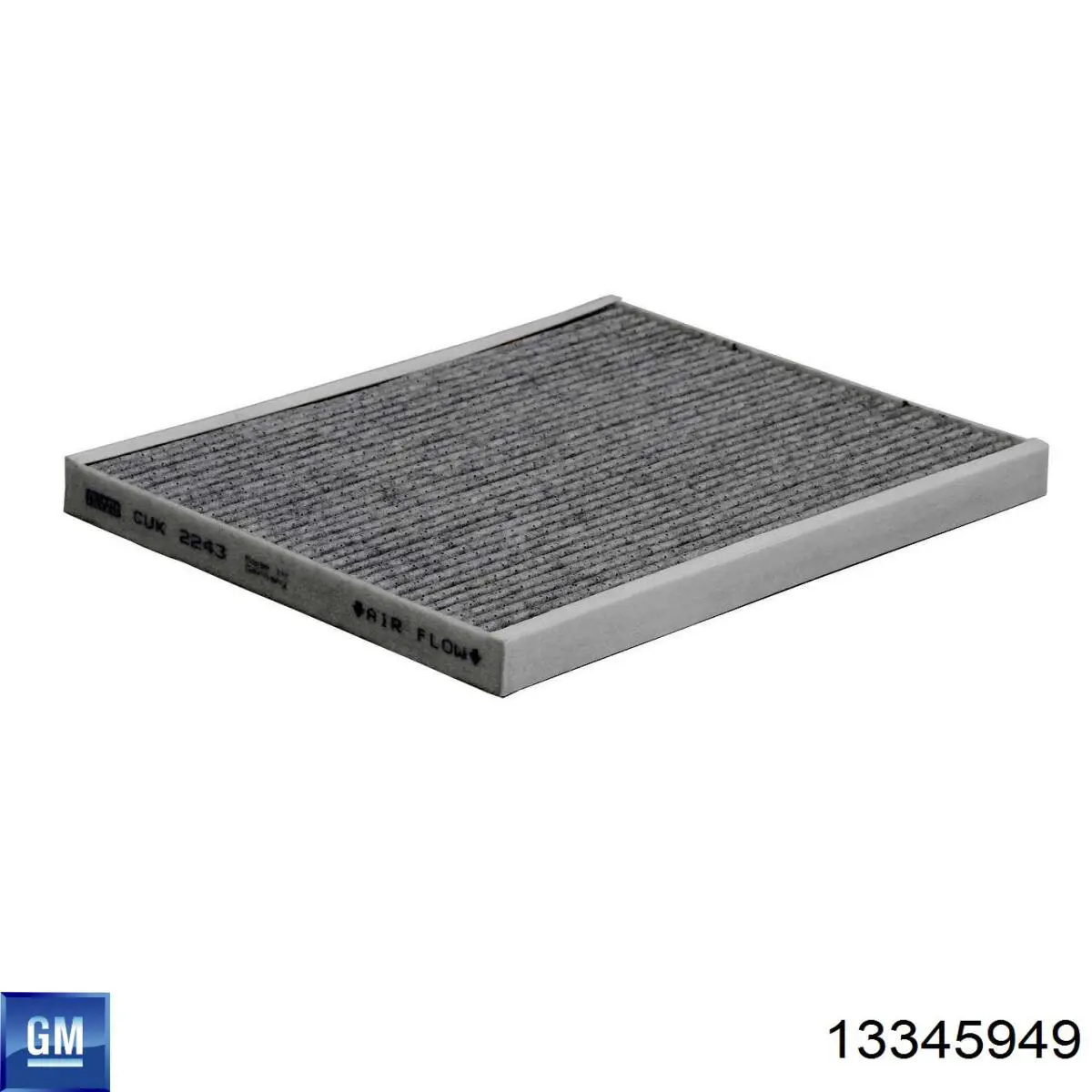 Фільтр повітряний обігрівача General Motors 13345949 ціна, від 7.46 USD