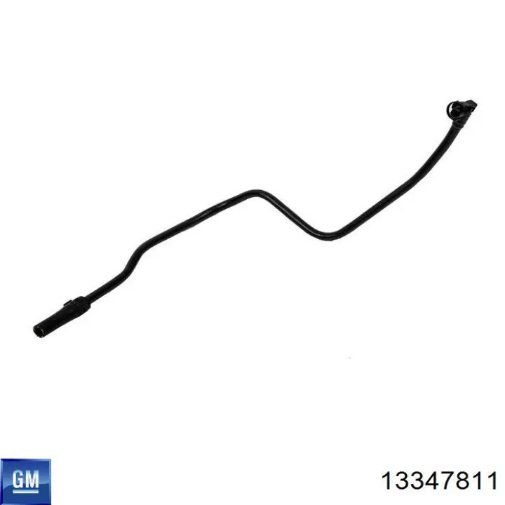 Шланг радіатора опалювача/пічки, обратка 13347811 Opel