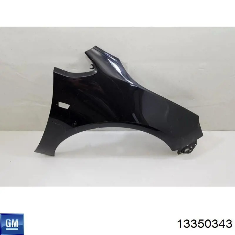 Крило переднє праве General Motors 13350343 ціна, від 218.29 USD