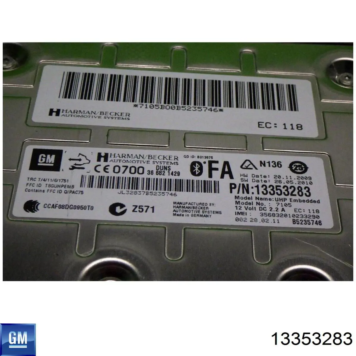 13353283 Opel 