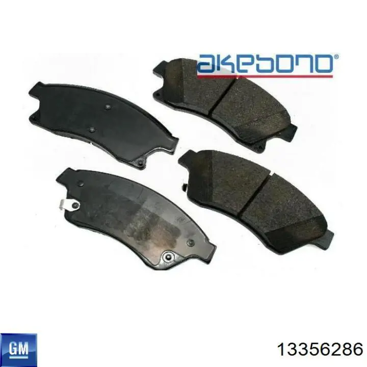 Купити 13356286 General Motors Колодки гальмівні передні, дискові
