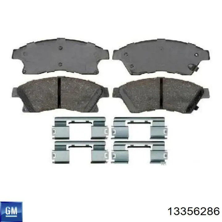 Гальмівні колодки General Motors 13356286 ціна, від 19.62 USD