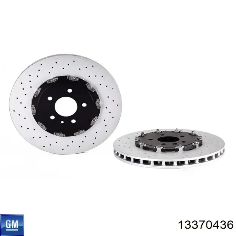 Диск переднього гальма General Motors 13370436 ціна, від 468.34 USD