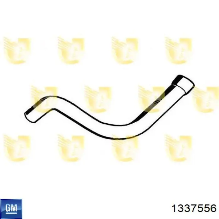1337556 General Motors Шланг/патрубок радіатора охолодження, нижній