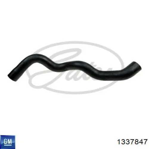 Шланг/патрубок радіатора охолодження, верхній General Motors 1337847 ціна, від 12.50 USD