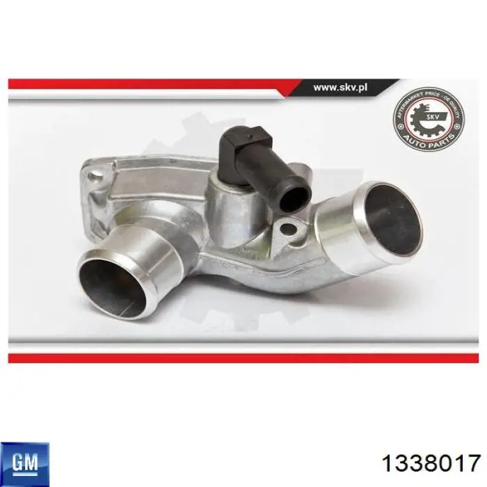 Купити 1338017 General Motors Термостат в корпусі