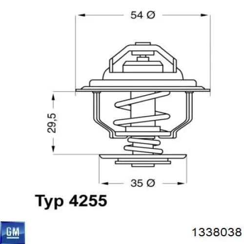 Термостат 1338038 General Motors