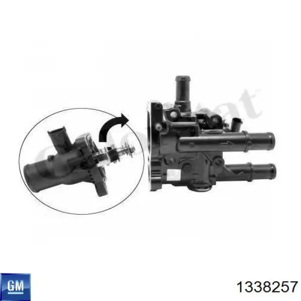 Автомобільний термостат General Motors 1338257 ціна, від 33.45 USD