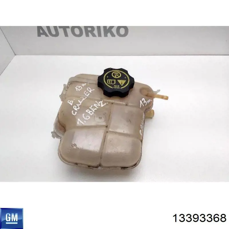 Бачок системи охолодження двигуна розширювальний General Motors 13393368 ціна, від 11.31 USD
