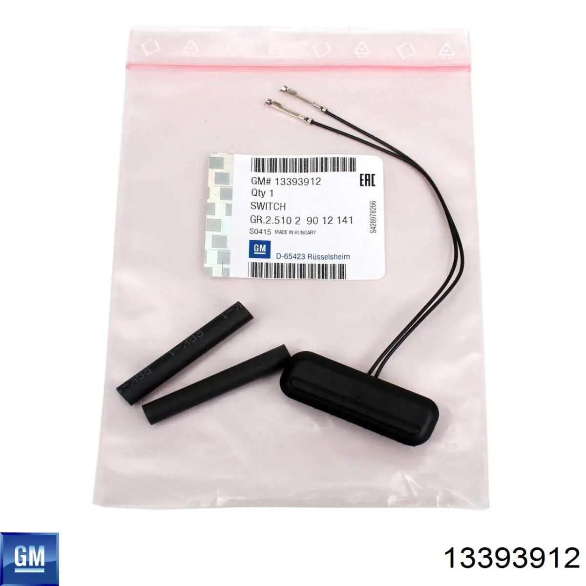Купити 13393912 General Motors Кнопка приводу замка задніх 3/5 дверей (ляди)