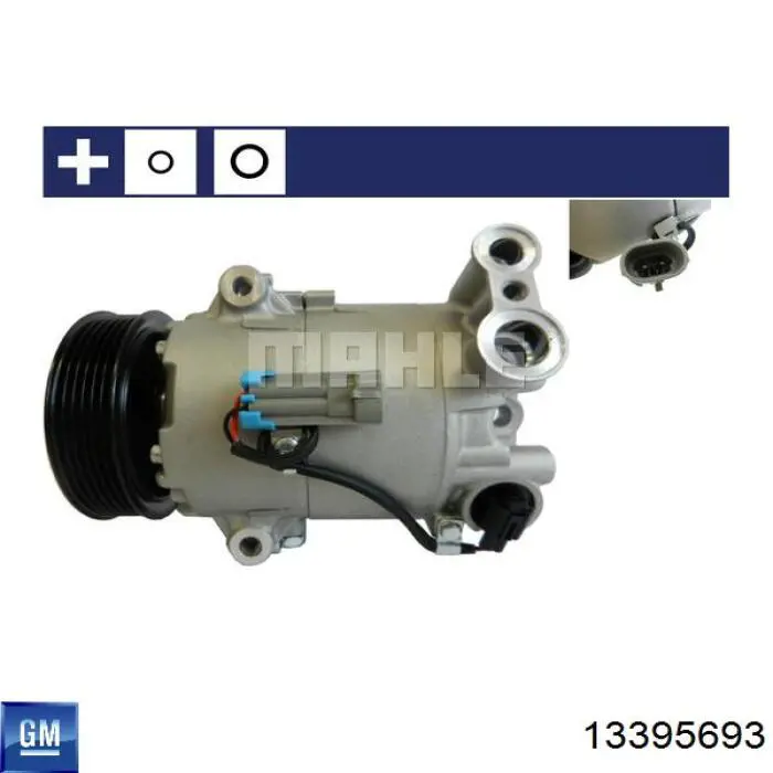 Компресор кондиціонера 13395693 General Motors