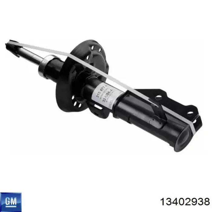 Амортизатор передньої підвіски, лівий General Motors 13402938 ціна, від 49.89 USD