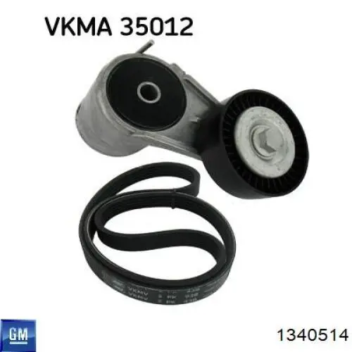 Купити 1340514 General Motors Натяжний ролик